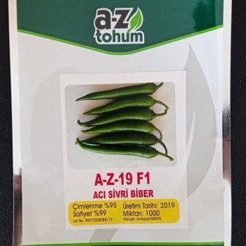 AZ 19 F1 Acı Sivri Biber Tohumu