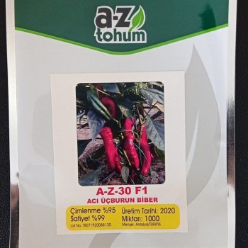 AZ 30 F1 Acı Üç Burun İsot Biber Tohumu