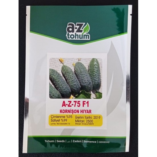 A-Z-75 F1 Dikenli Kornişon Turşuluk Hıyar Tohumu 