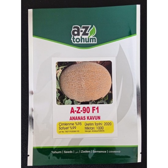 A-Z-90 F1 Ananas Tipi Kavun Tohumu