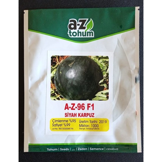 A-Z-96 F1 Siyah Karpuz Tohum