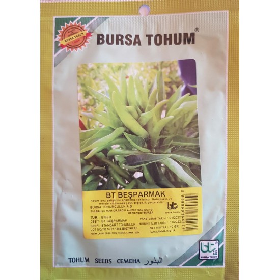 BT Besparmak Standart Biber Tohumu