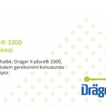 Drager X-plore Yarımyüz Maskesi Fitre Dahil