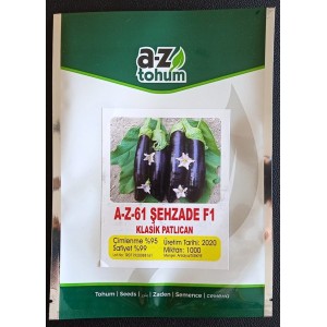 A-Z-61 F1 Şehzade Uzun Patlıcan Tohumu