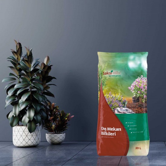 Saksi Mix Dış Mekan Çiçek Torfu Karışımı 20 L